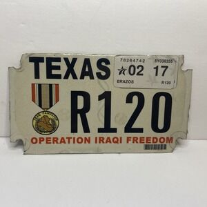 Texas‎  Motorcycle License Plates Issued February 2017